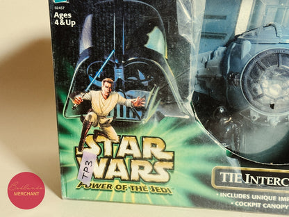 Hasbro 2001 Star Wars Power of the Jedi TIE Interceptor Vehicle Figure
