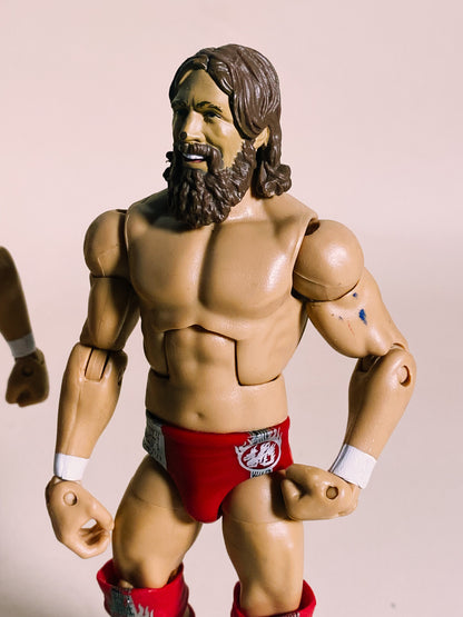 Wwe Mattel Figure Daniel Bryan Elite Series 38 & Basic 2x Red Shorts