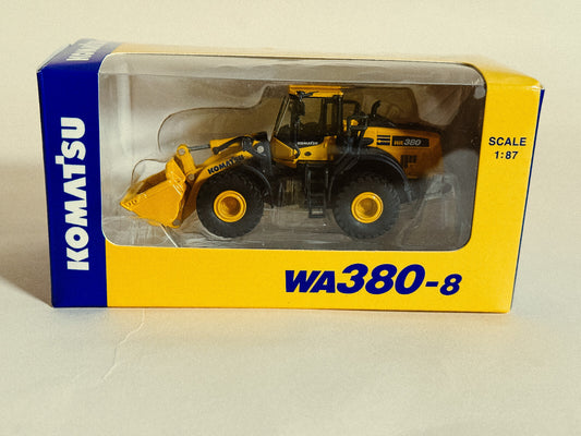 Komatsu Official Diecast Model Wheel Loader WA380-8 1:87