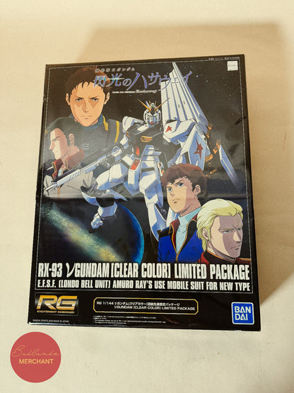 RG 1/144 ν Gundam Clear Color First production limited package