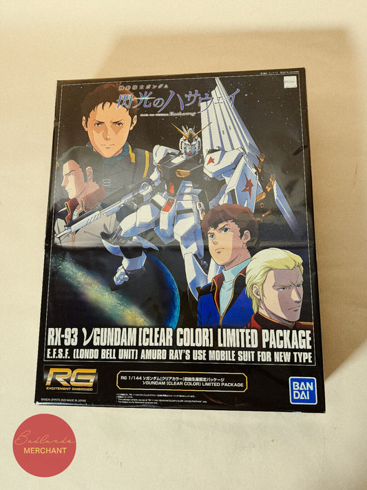 RG 1/144 ν Gundam Clear Color First production limited package
