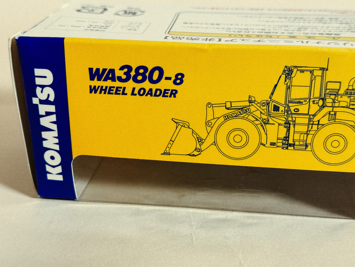 Komatsu Official Diecast Model Wheel Loader WA380-8 1:87