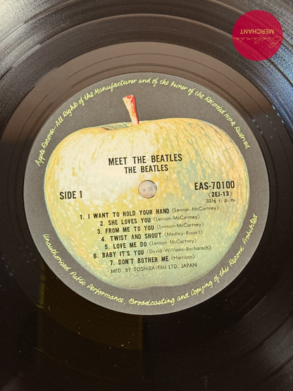Meet The Beatles 1976 Apple EAS-70100 Mono Reissue Japan