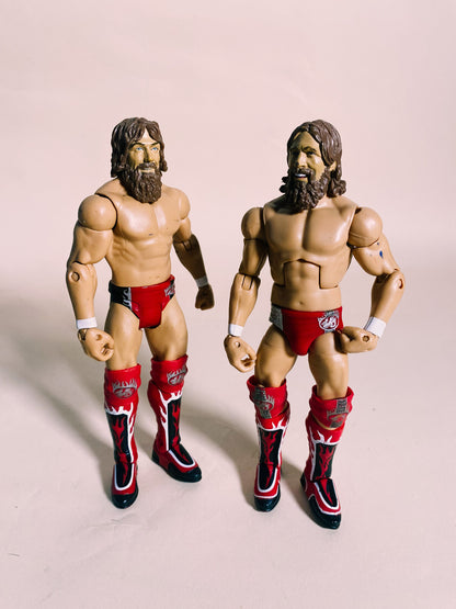 Wwe Mattel Figure Daniel Bryan Elite Series 38 & Basic 2x Red Shorts