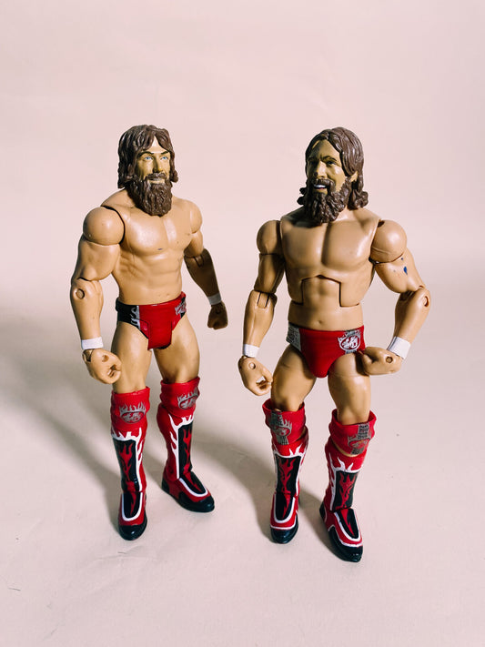 Wwe Mattel Figure Daniel Bryan Elite Series 38 & Basic 2x Red Shorts