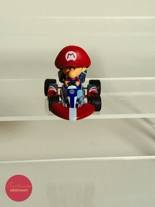 Baby Mario Mario Bros Mario Kart Pull Back Car Toy Mini Figure