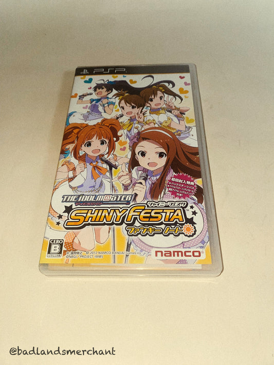 Idol Master Shiny Festa Funky Note PSP Japan