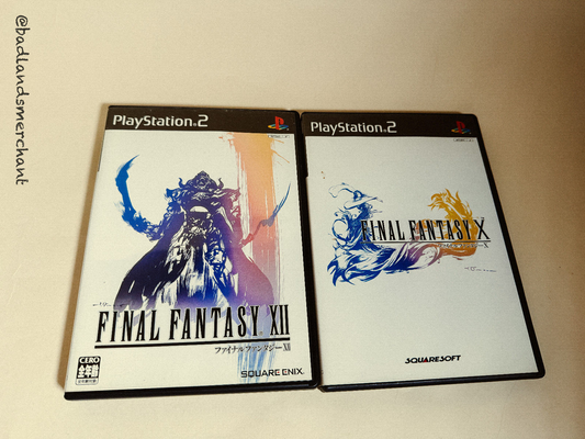 Final Fantasy X & XII 12 PS2 Playstation 2 Japan