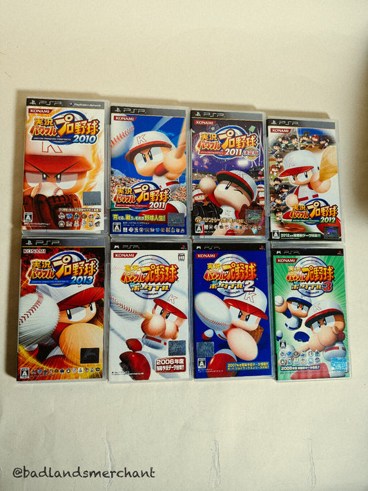 Jikkyou Pawafuru Puroyakyu 2010 2011 2012 2013 1 2 3 Lot 8 Japan Import Baseball