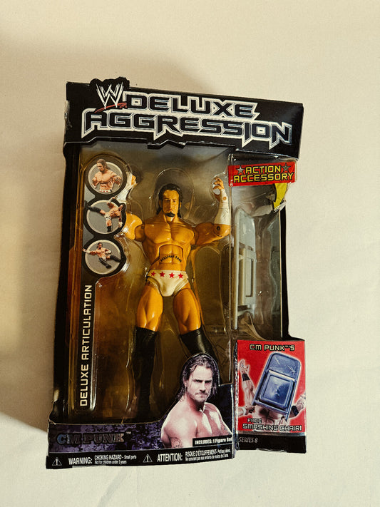 WWE CM Punk Deluxe Aggression Series 22 Jakks