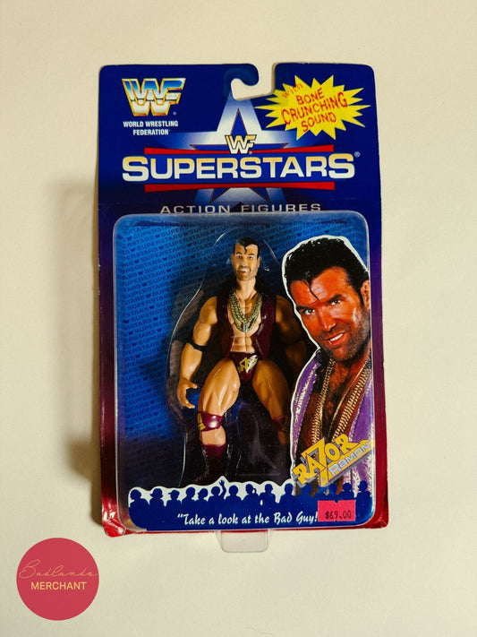 Razor Ramon Bone Crunching Sound WWF Superstars 1996 JAKKS Pacific