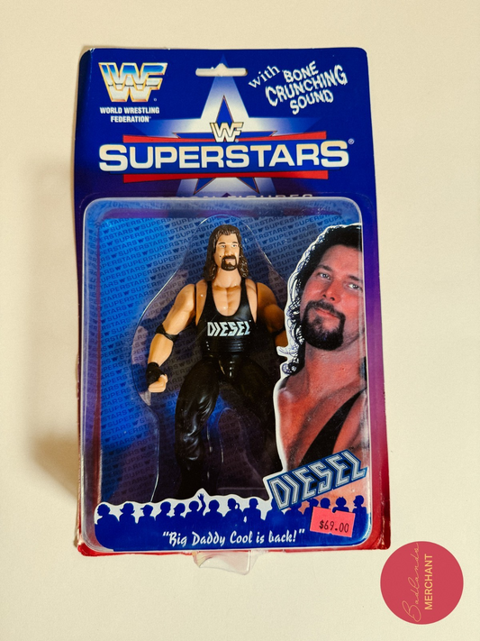 WWF Jakks Superstars Series 1 Diesel Kevin Nash Bone Crunching