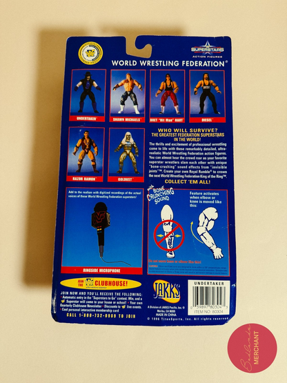 1996 JAKKS WWF Superstars Series 2 The Undertaker Bone Crunching Sound