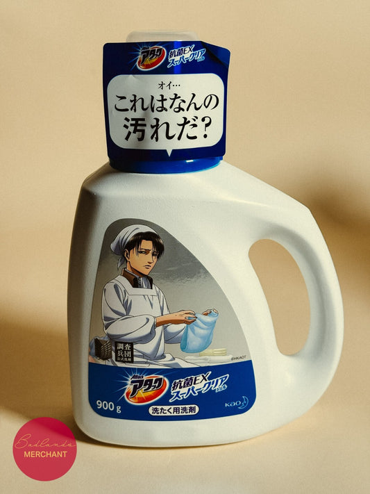Attack on Titan Empty Bottle of Laundry Detergent Levi