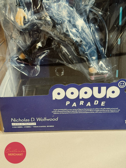 POP UP PARADE Trigun Stampede Nicholas D Wolfwood Figure