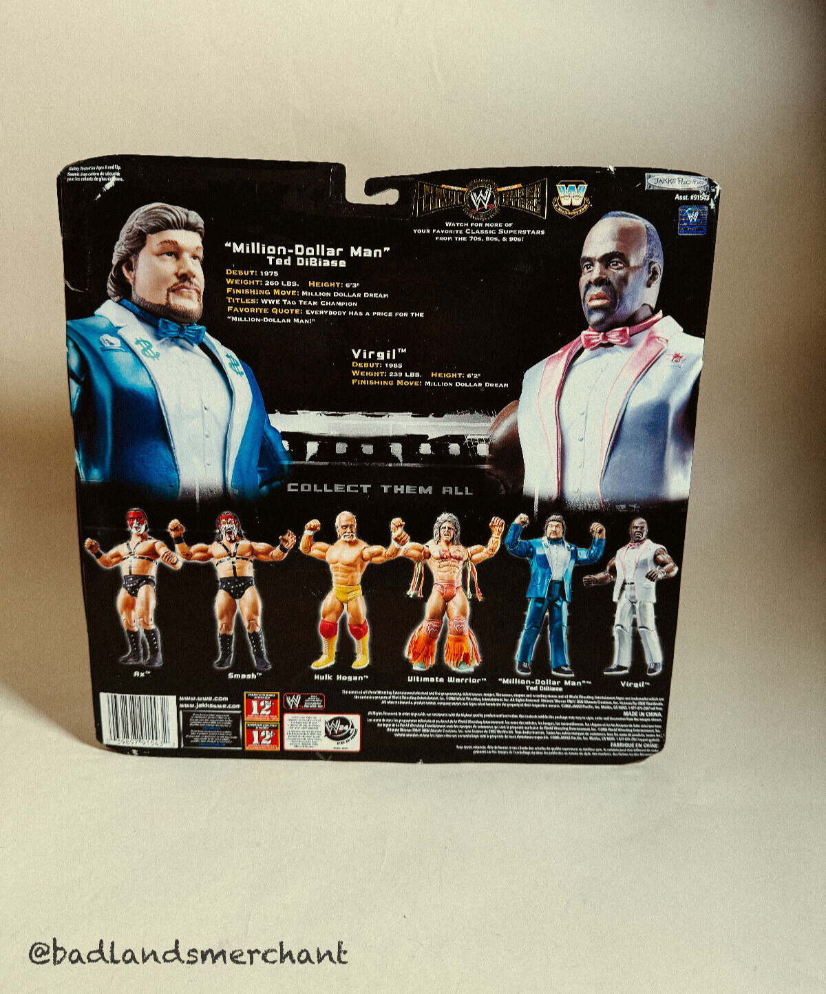 Million Dollar Man & Virgil Jakks - WWE Classic Superstars Figure 2 Pack