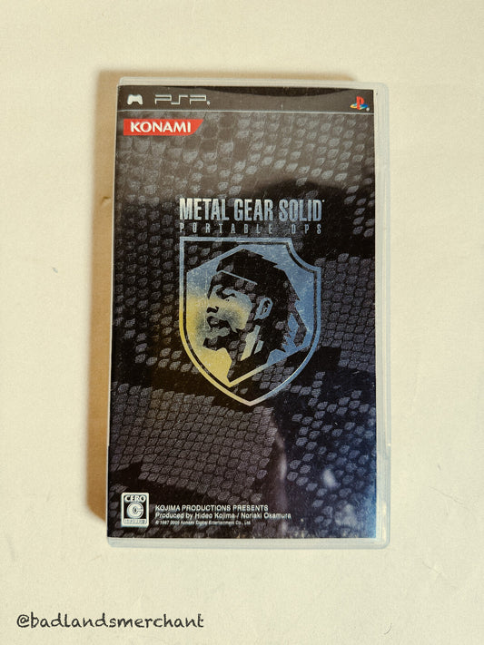 Metal Gear Solid 20th Anniversary Edition PSP Japan