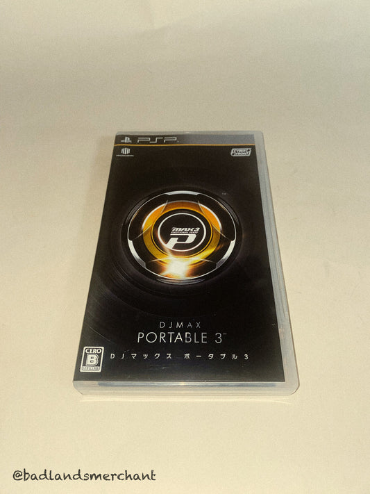 DJ Max Portable 3 PSP Japan Import
