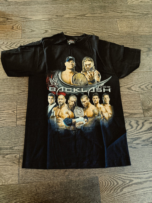WWE Blacklash 2009 T-Shirt Medium M