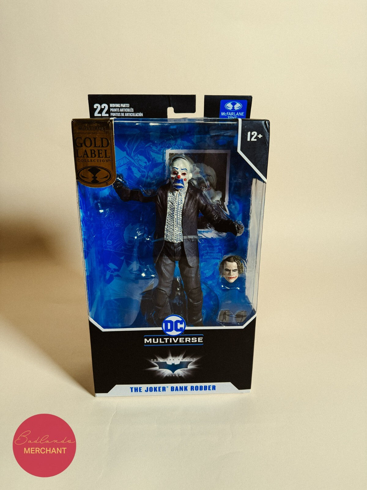 McFarlane DC Gold Label Collection The Joker Bank Robber Figure The Dark Knight