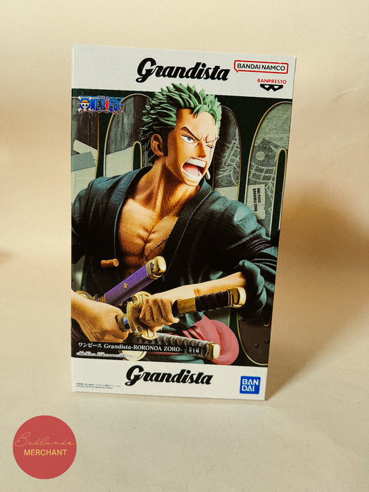 One Piece Figure Roronoa Zoro Bandai Banpresto Grandista