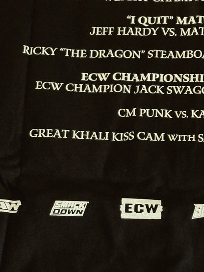 WWE Blacklash 2009 T-Shirt Medium M