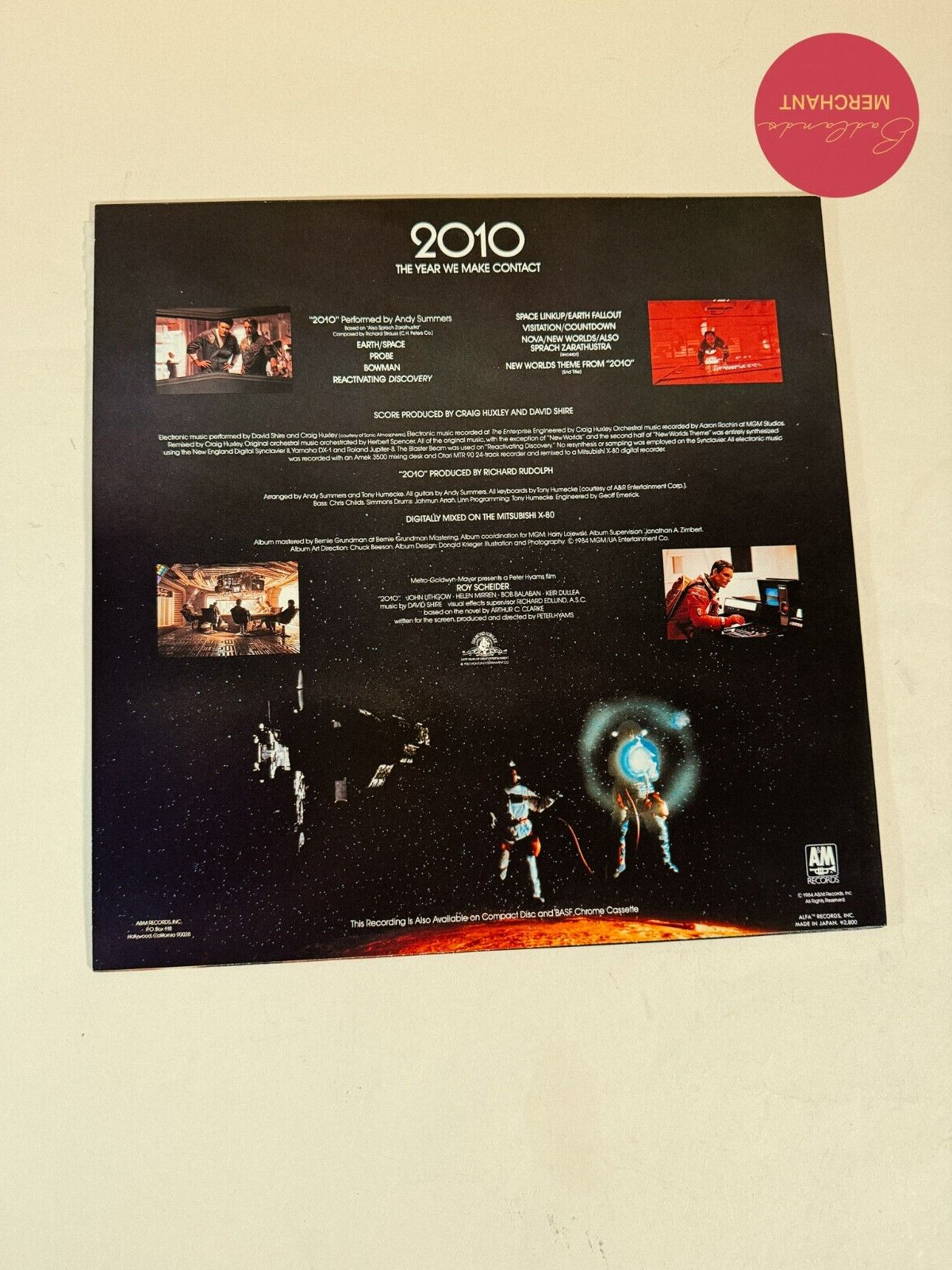 2010 Soundtrack LP 1984 David Shire