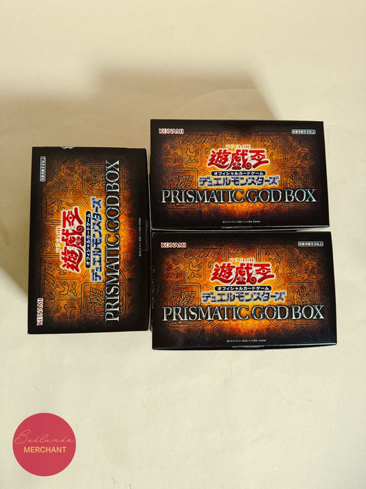 Yugioh Prismatic God Box Special Sleeves Storage & Display Set Japanese No Cards