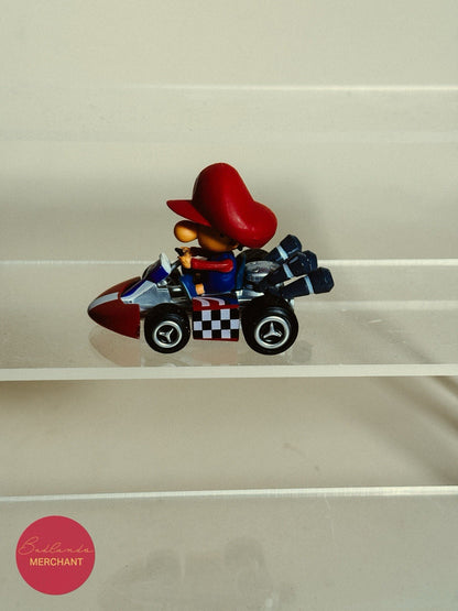 Baby Mario Mario Bros Mario Kart Pull Back Car Toy Mini Figure