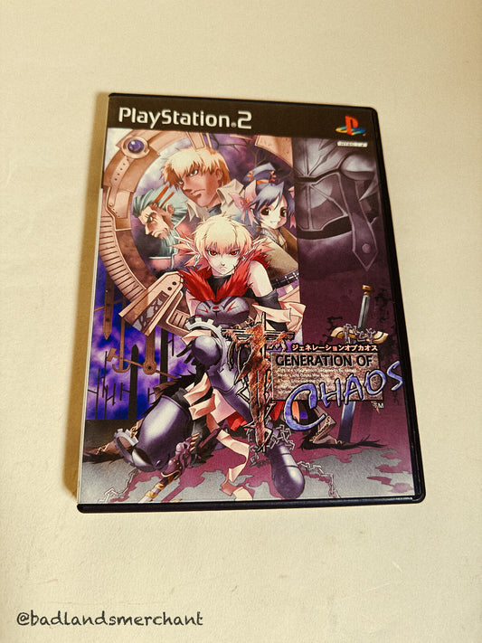 Generation of Chaos - PS2 Japan