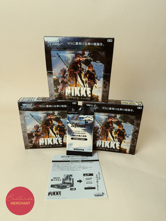 Weiss Schwarz Goddess of Victory NIKKE Booster Box Japanese 3 PACK