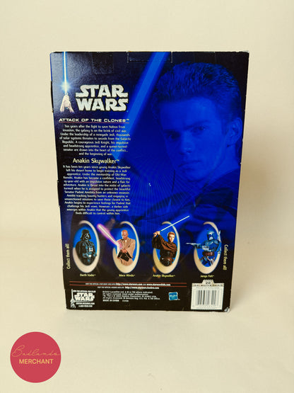 2002 Hasbro Star Wars Attack Of The Clones 12” Anakin Skywalker