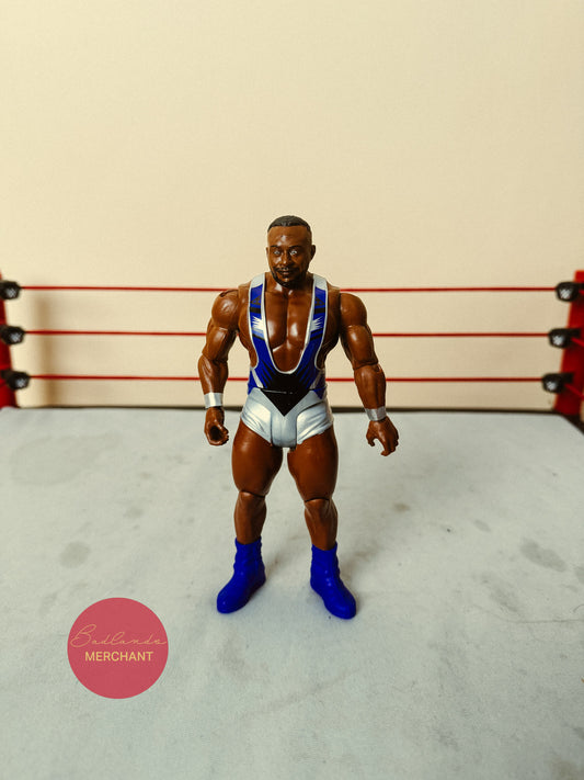 WWE Big E Basic Figure Mattel Blue Shoes