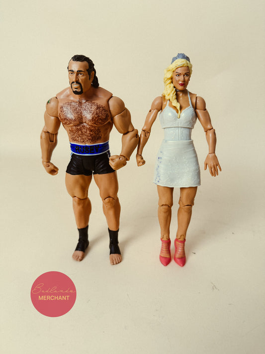 WWE Mattel Basic Battle Pack Lana and Rusev Figures