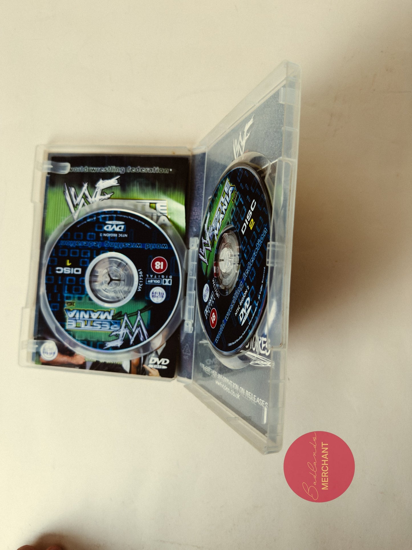WWE Wrestlemania 16 DVD 2000 UK Release