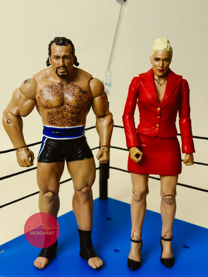 WWE Mattel Basic Battle Pack Lana and Rusev Figures