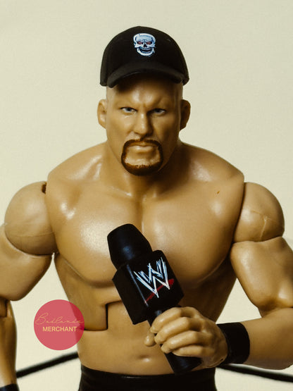 Mattel Elite Stone Cold Steve Austin Defining Moments  Figure
