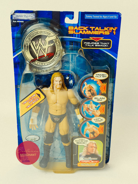 Triple H WWF Back Talkin' Crushers 3 Wrestlemania XVII WWE Jakks