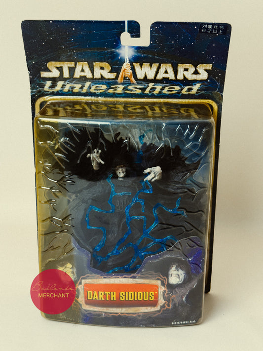 Star Wars Unleashed Action Figure Darth Sidious 2003 Hasbro Sith