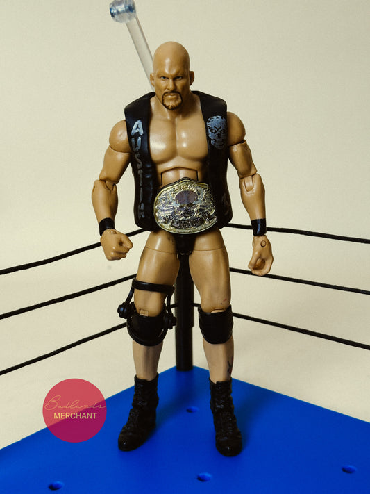 WWE Elite Stone Cold Steve Austin Figure w/ belt