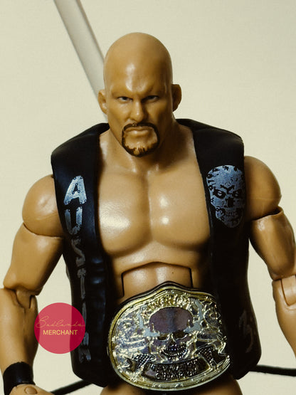 WWE Elite Stone Cold Steve Austin Figure w/ belt