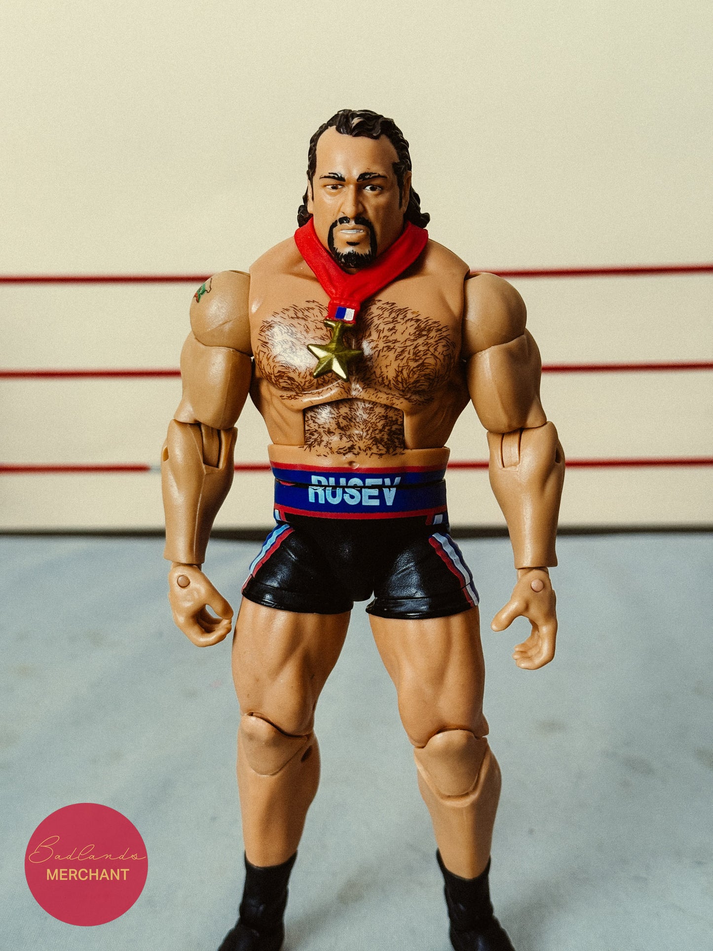 2014 WWE Elite Rusev 34 Figure Medal