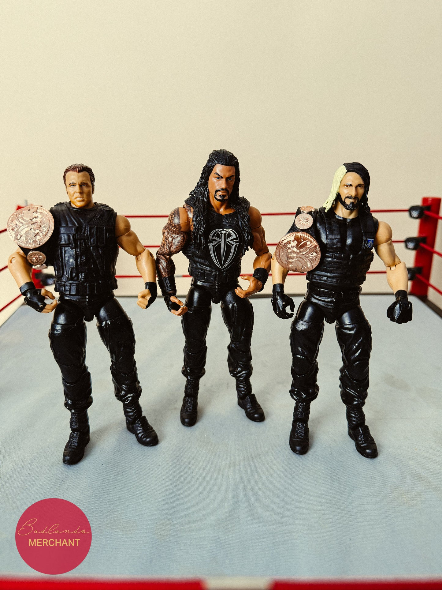 WWE Elite The Shield 3 Pack Seth Rollins Ambrose Roman Reigns