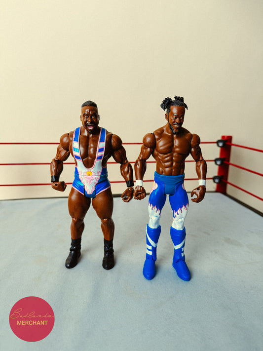 WWE Basic The New Day Big E & Kofi Kingston Figures