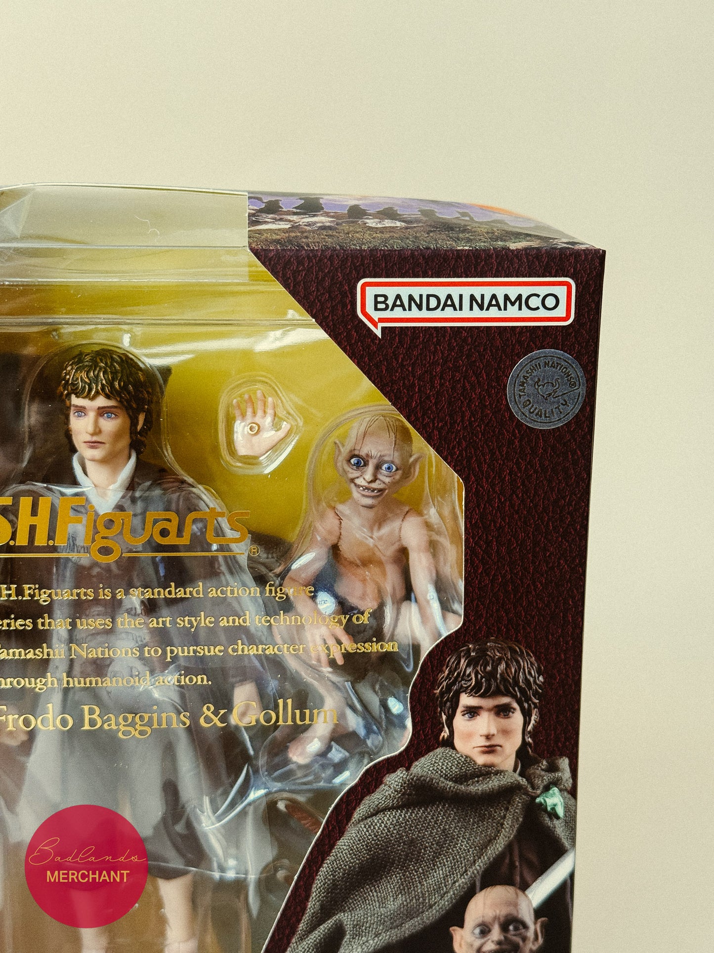 Bandai S.H.Figuarts Frodo Baggins Gollum The Lord of the Rings Fellowship Ring DAMAGED