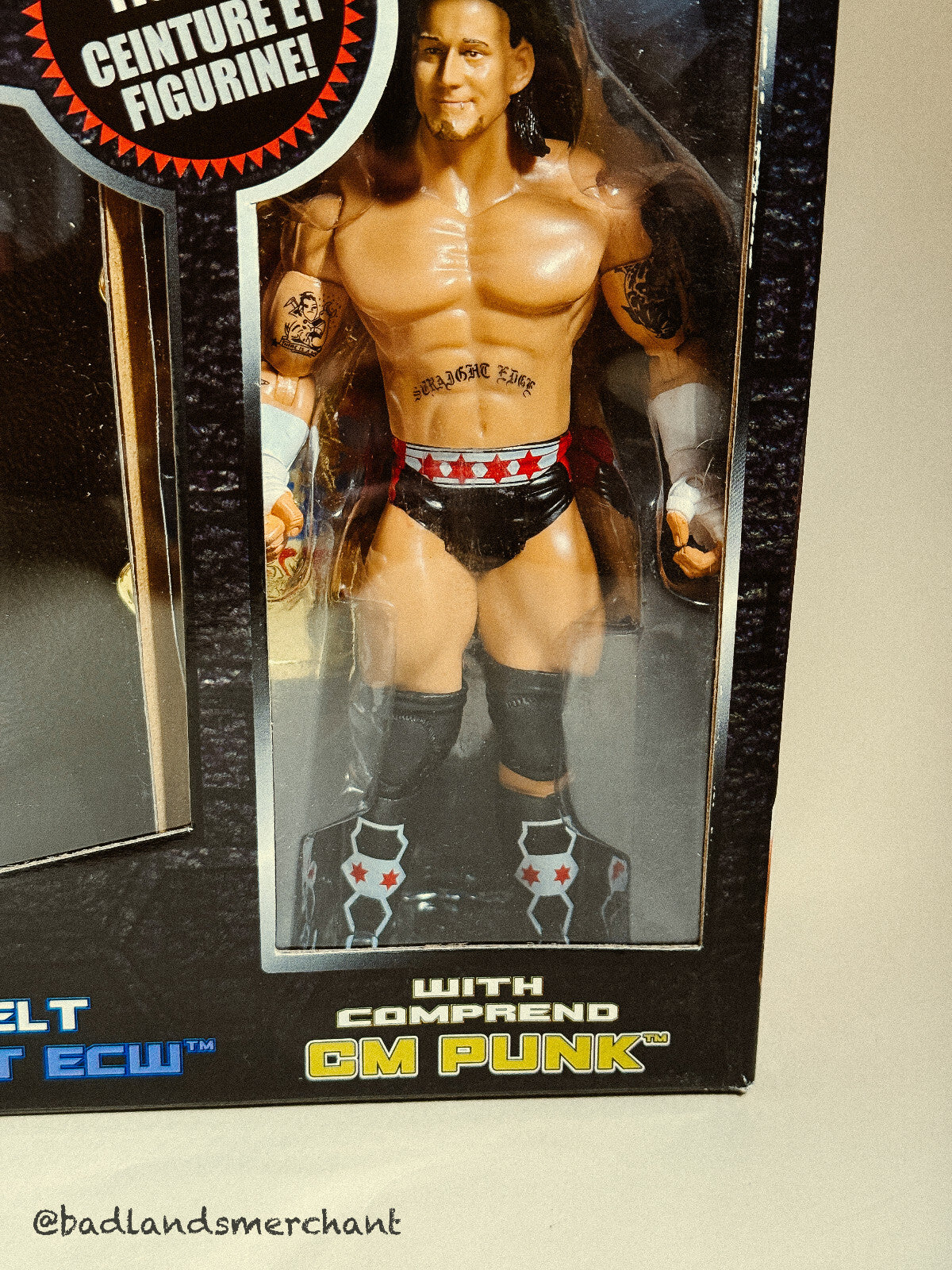 WWE Jakks Pacific ECW Championship Belt CM Punk